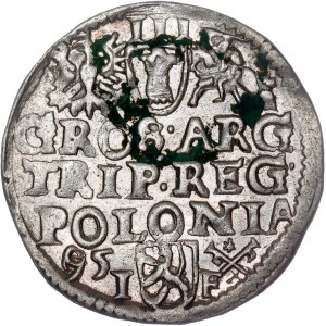 Polsko - Zikmund III Vasa Groschen (Trojak) 1595 Wschowa