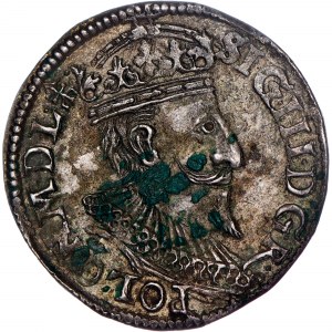 Poland - Sigismund III Vasa Groschen (Trojak) 1595 Olkusz