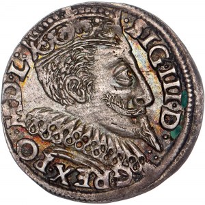 Polsko - Zikmund III Vasa Groschen (Trojak) 1596 Bromberg