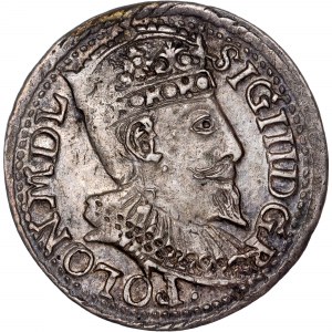 Poland - Sigismund III Vasa Groschen (Trojak) 1598 Olkusz