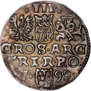 Poľsko - Žigmund III Vasa Groschen (Trojak) 1599 Wschowa