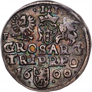 Pologne - Sigismond III Vasa Groschen (Trojak) 1600 Wschowa