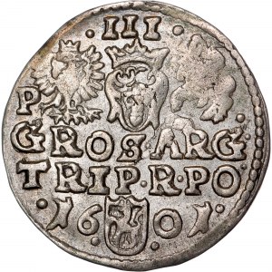 Poland - Sigismund III Vasa Groschen (Trojak) 1601 P