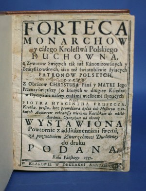 P. Pruszcz, Fortress of Monarchs Y Whole Polish Kingdom 1737