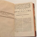 1783 Nowy Dykcyonarz Historyczny, 5tomów