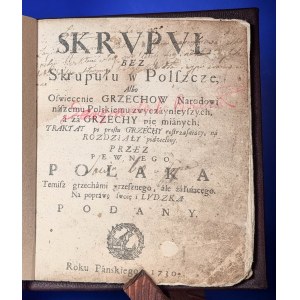 Jablonowski, Scruple without scruple in Poland 1730