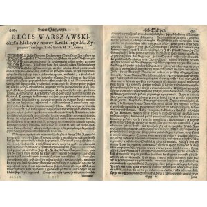 1616 Statuta y Przywileie Walne Seymiech Koronnych