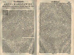 1616 Statuta y Przywileie Walnych Seymiech Koronnych