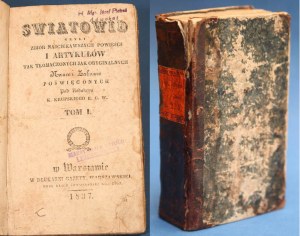 SWIATOWID annata 1837 - 3 volumi mezza pelle
