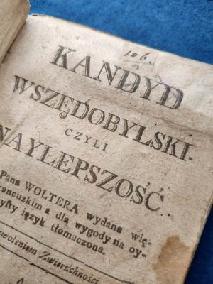 1803 Voltaire, The Candide of the Ubiquitous, or the Nayleprosy