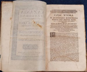 SKARGA - Kazania przygodne y inne drobneysze prace... WILNO 1738