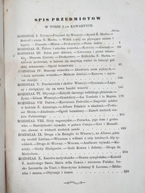 M. Wiszniewski, PODRÓŻ DO WŁOCH SYCYLII I MALTY 1848, 3ryciny
