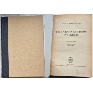 Klemensiewicz BIBLIOGRAFIA EKSLIBRISU POLSKIEGO