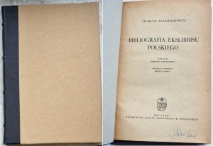 Klemensiewicz BIBLIOGRAFIA POĽSKEJ ESSLIBRÁRIE