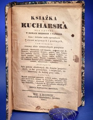 KSIĄŻKA KUCHARSKA - Lviv 1835