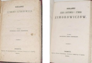 Sielanki Zimorowiczów + Szymonowicza Przemyśl 1857