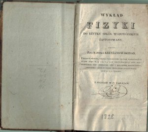 LECTURE ON PHYSICS FOR THE USE OF PROVINCIAL SCHOOLS 1828
