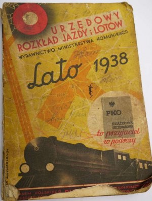 Orario ufficiale e programma di volo ESTATE 1938