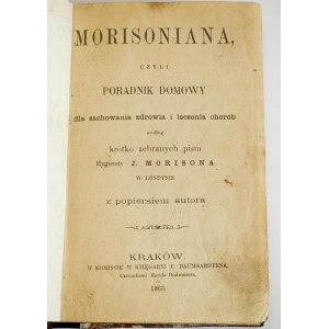 Morisoniana or a guide to maintaining health 1863