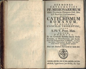 Sermones catechetici missionariorum 1764