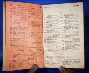 Annuaire des abonnés du réseau téléphonique de Lodz 1924