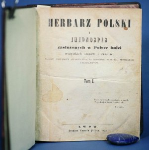 Stupnicki HERBARZ POLSKI I IMIONOSPIS 1855 - 1862 Komplet, 3tomy