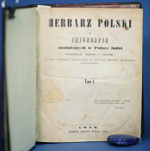 Stupnicki HERBARZ POLSKI I IMIONOSPIS 1855 - 1862 Komplet, 3 zväzky