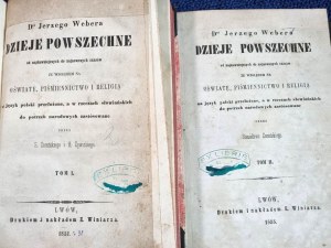 Webera Dzieje powszechne, tom 1-2, Lwów 1851