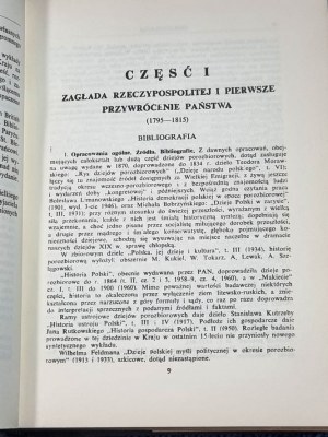 M. KUKIEL - History of post-partition Poland 1795-1921 [1ère édition, Londres 1961].