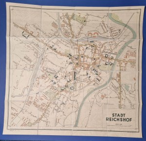 RZESZÓW (Stadt Reichshof) Nemecká okupačná mapa.