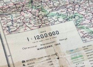 Mappa 1945 Repubblica di Polonia