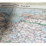 Map 1945 THE REPUBLIC OF POLAND