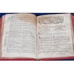 (BIBLIA WUJKA) Biblia Sacra Latino-Polonica - Wroclaw 1771