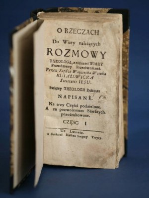 1780 Sulle cose che appartengono alla fede Conversazioni del teologo con gli avversari della fede, 3 voll.