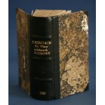 1780 O rzeczach do wiary należących rozmowy theologa, z wiary przeciwnikami, 3 tomy