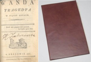 WANDA Tragedya in five Acts 1810
