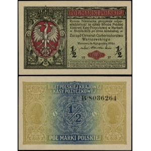 Pologne, 1/2 marque polonaise, 9.12.1916
