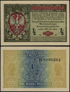 Poland, 1/2 Polish mark, 9.12.1916