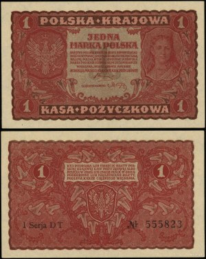 Pologne, 1 mark polonais, 23.08.1919