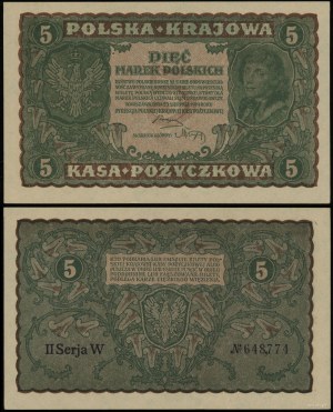 Poland, 5 Polish marks, 23.08.1919