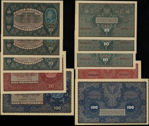 Poland, set of 5 banknotes, 23.08.1919