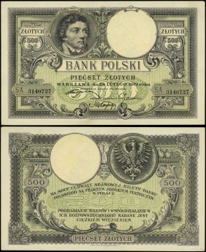 Pologne, 500 zlotys, 28.02.1919