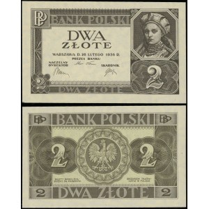Pologne, 2 zlotys, 26.02.1936