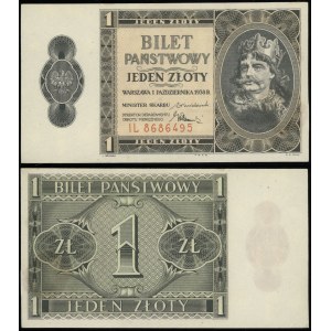 Polonia, 1 zloty, 1.10.1938