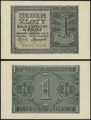 Polen, 1 Zloty, 1.08.1941