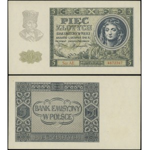 Poland, 5 zloty, 1.08.1941