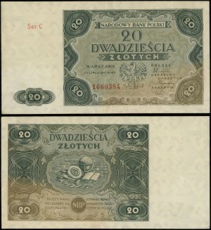 Poland, 20 zloty, 15.07.1947