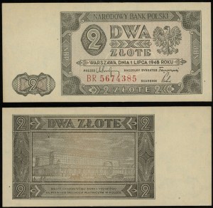 Poľsko, 2 zloté, 1.07.1948