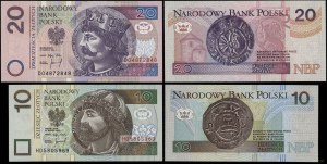 Poľsko, sada: 10 a 20 zlotých, 25.03.1994