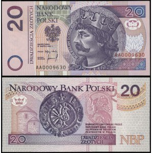 Poland, 20 zloty, 25.03.1994